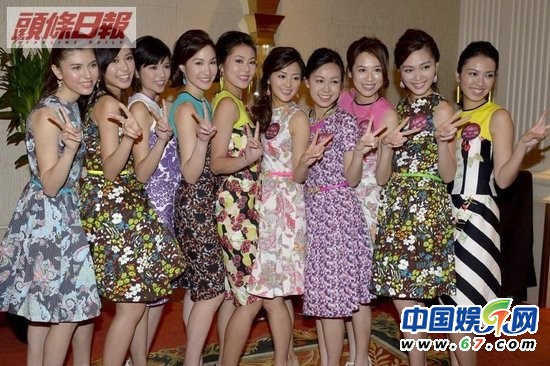 2012年港姐十強(qiáng)出爐 湯鎮(zhèn)宗女兒湯洛雯入圍