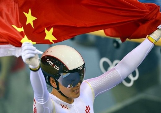 中國自行車奧運首金得而復失 郭爽/宮金杰犯規(guī)