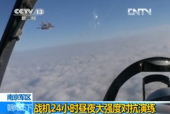 我軍戰(zhàn)機(jī)24小時晝夜大強(qiáng)度對抗演練