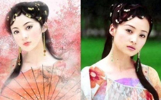 美人如畫(huà)嬌艷欲滴 那些從畫(huà)里走出來(lái)的佳人(組圖)