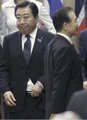 日媒稱中日領(lǐng)導人老撾擦肩而過 野田遭無視(圖)