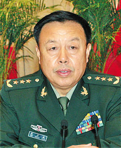 資料圖：新任中央軍委副主席范長龍上將。