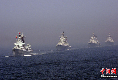 海軍編隊(duì)遠(yuǎn)海訓(xùn)練。