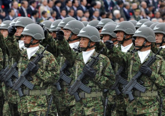 原文配圖：日本自衛(wèi)隊(duì)。