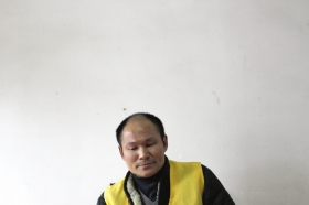 2月21日，衡陽市某看守所，犯罪嫌疑人唐奇灣接受本報(bào)記者采訪。圖/記者華劍