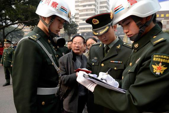 資料圖：重慶對軍車開展專項整頓。
