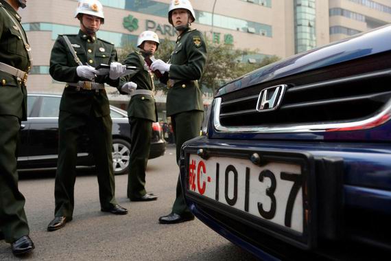 資料圖：重慶對軍車開展專項整頓。