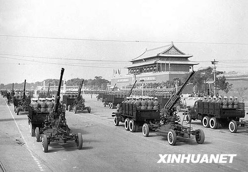 1953年國慶閱兵 人民軍隊正規(guī)化建設成果